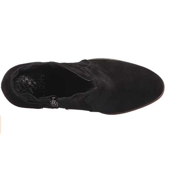 Vince Camuto Fenyia Black Suede Ankle Bootie - Picture 6 of 8